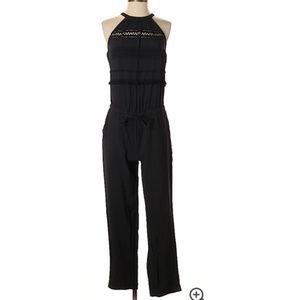 Ann Taylor Loft Jumpsuit | Black Petite Medium